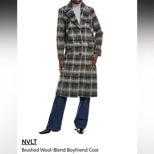 NVLT Tartan Gray Women's Coat